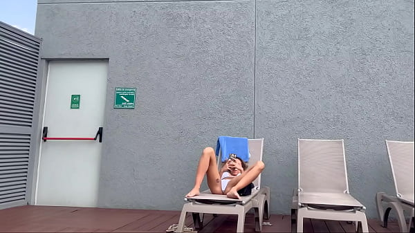 I recorded my famous influencer roommate sunbathing in brasilin thong here in medelin