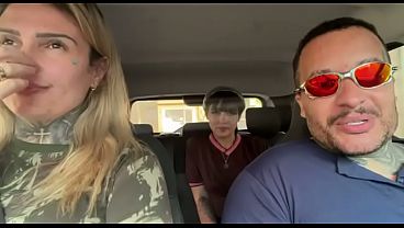 I was waiting for the bus and a woman selling cakes in jars came along! I asked if she would be a porn actress, she was all wet, got into the car, started taking off her clothes and told me to fuck her, grabbed my pussy...